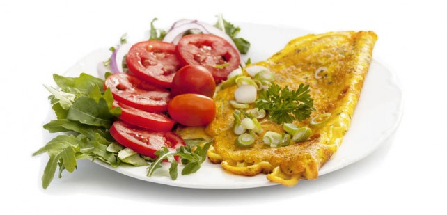 Omeleta s bylinkami